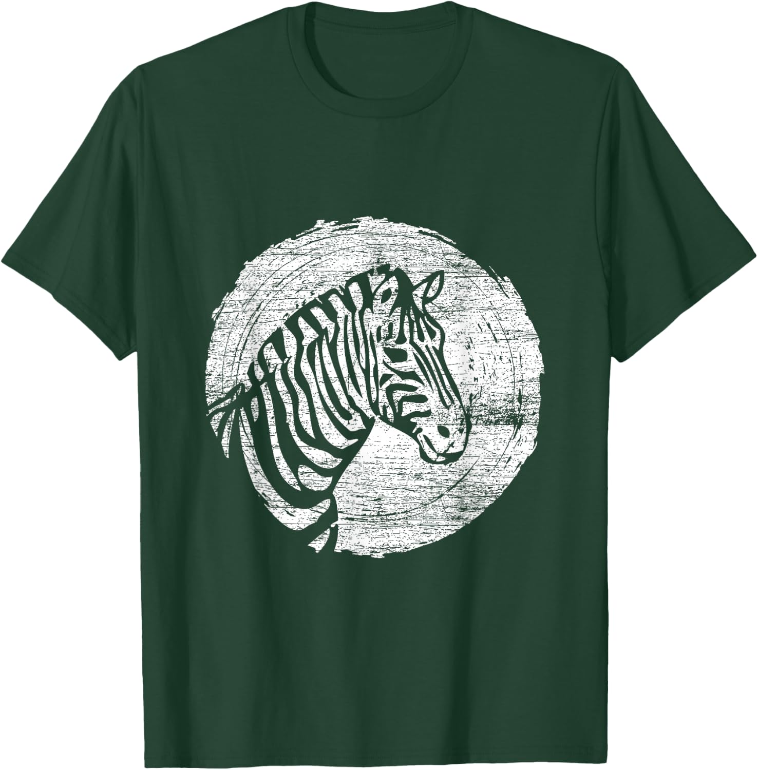Vintage Zebra T-Shirt - T-Shirt | Forest