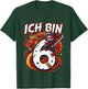 Cooler Ninja Geburtstag für Jungen mit Drache 6 Jahre T-Shirt - T-Shirt | Forest