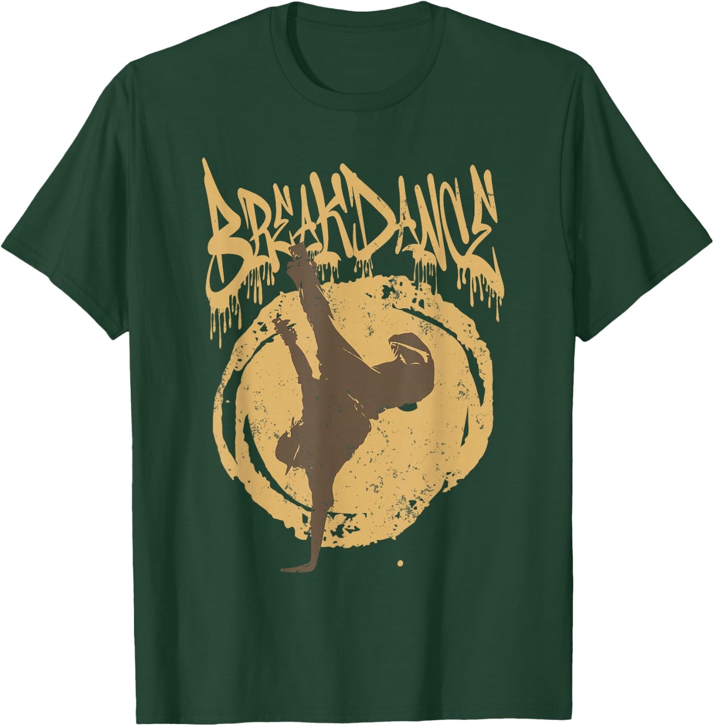 Breakdance Tänzer Retro Hip-Hop Street Dance T-Shirt - T-Shirt | Forest