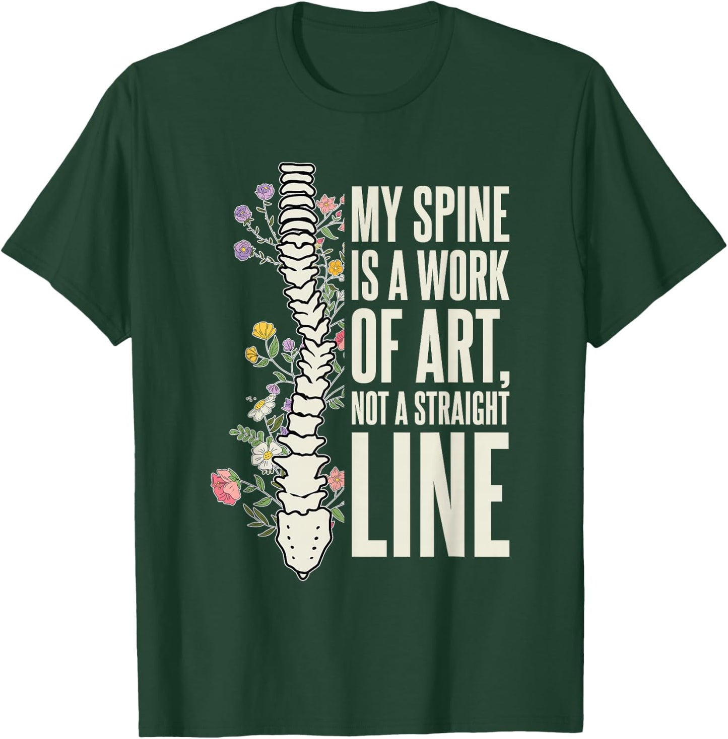 Skoliose Krieger Skoliose Chirurgie Erholung T-Shirt - T-Shirt | Forest