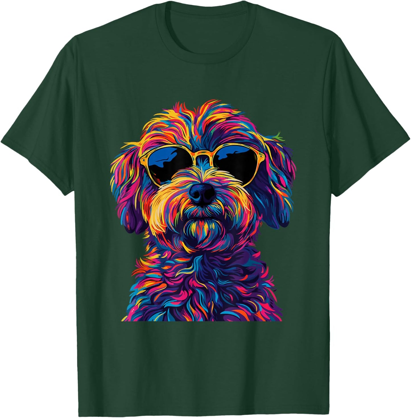 Havanese Lovers Design Pop Art Funny Havanese Dog Men Women Girls Kids T-Shirt - T-Shirt | Forest