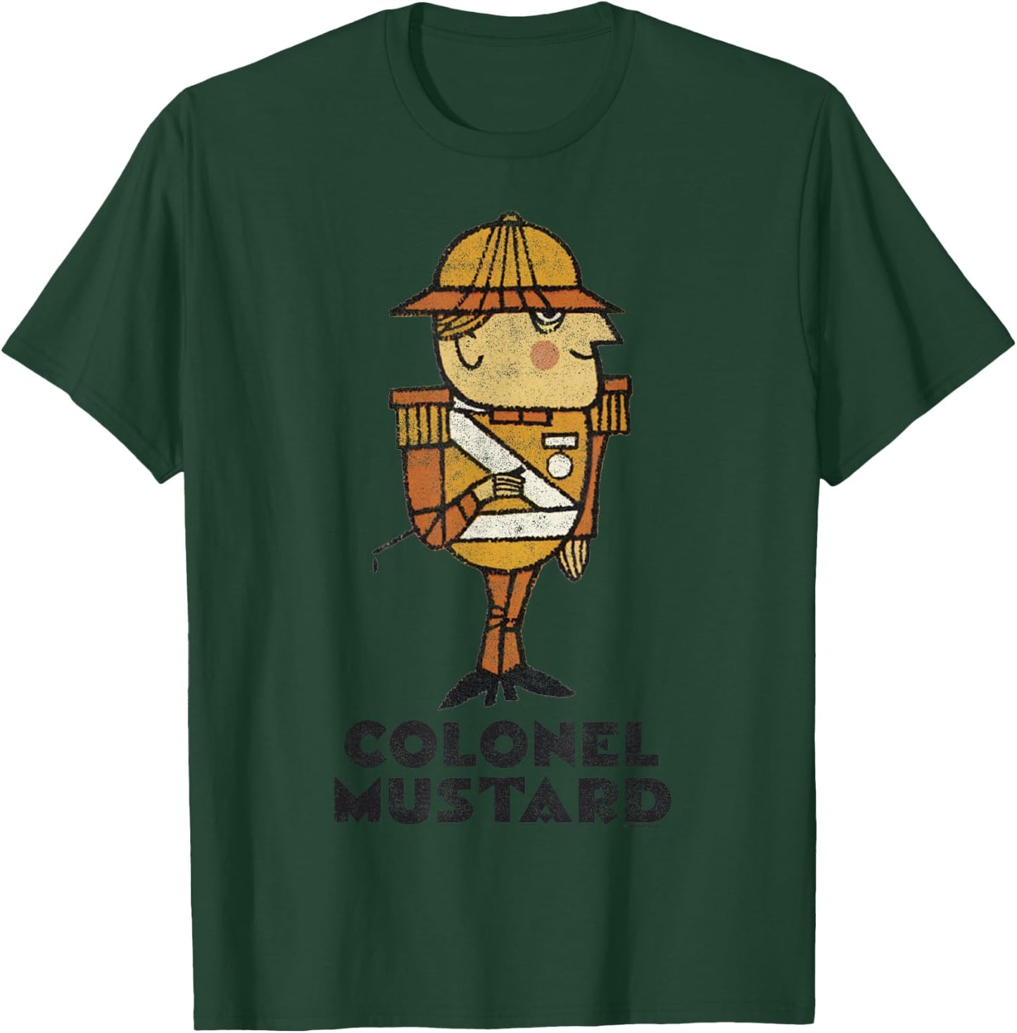 Clue Colonel Mustard Retro Poster T-Shirt - T-Shirt | Forest