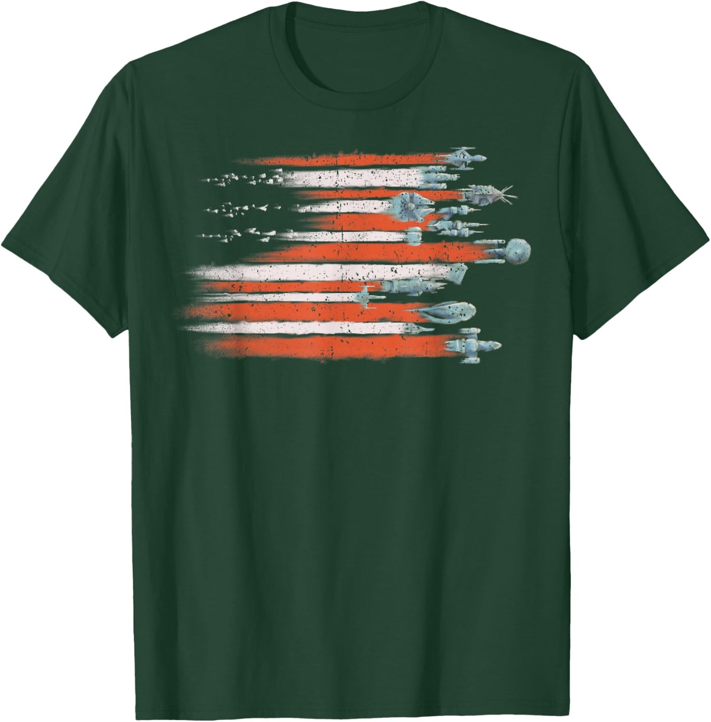 Vintage Sci Flyers Science Fiction T-Shirt - T-Shirt | Forest