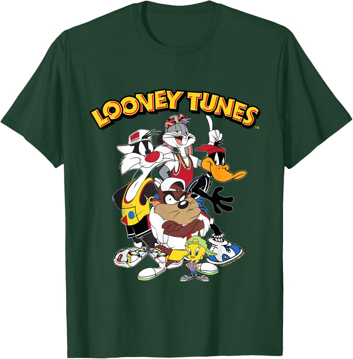 Looney Tunes Sylvester, Taz, Daffy, Bugs T-Shirt - T-Shirt | Forest