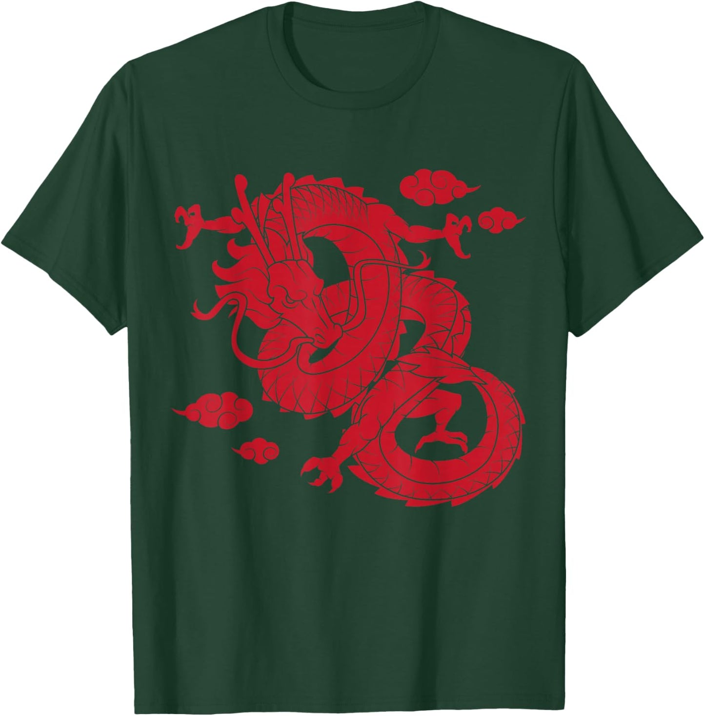 Traditional Chinese Dragon T-Shirt - T-Shirt | Forest