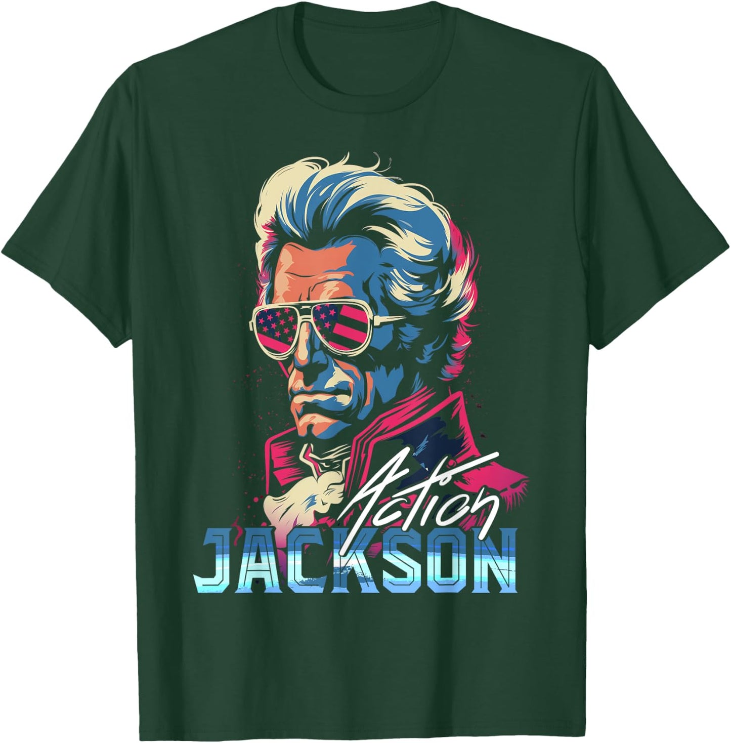 Action Jackson T-Shirt - T-Shirt | Forest
