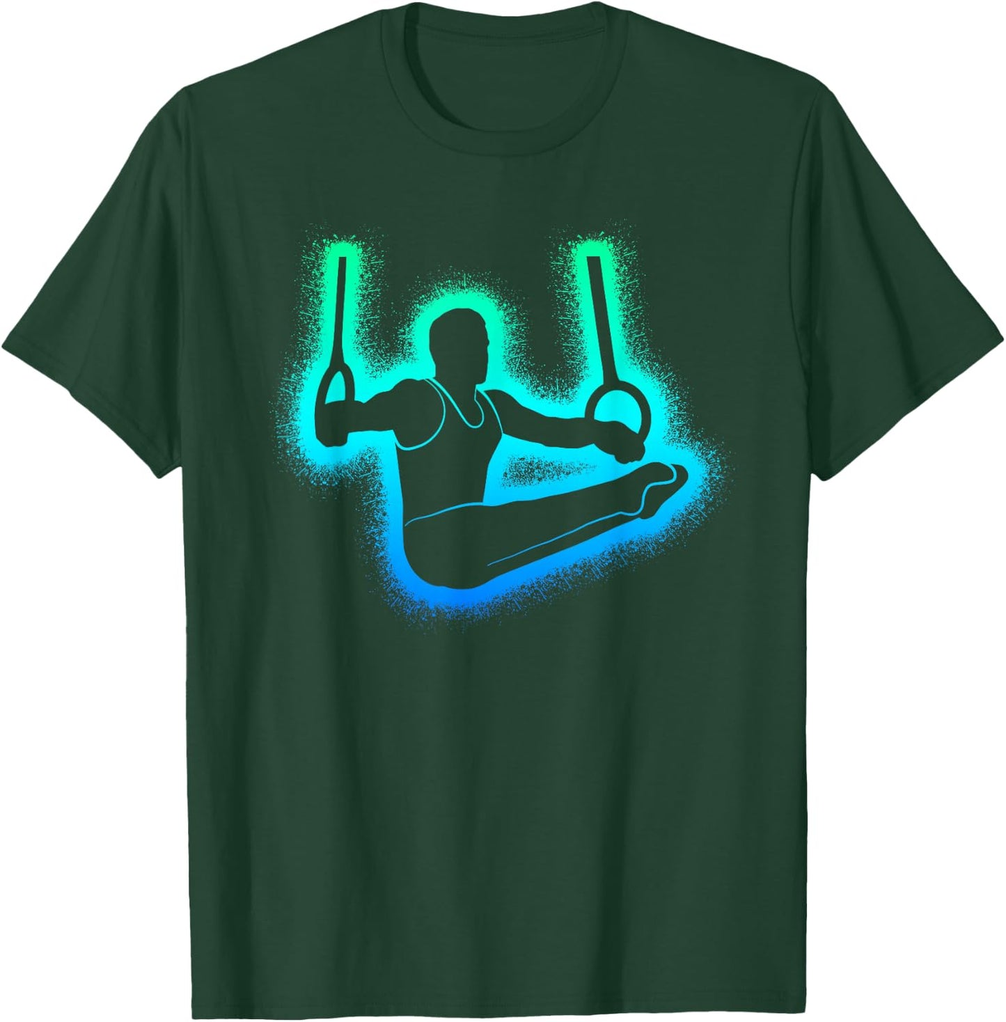 Gymnastics Ring Gymnastics for Kids, Men, Boys , Black, S T-Shirt - T-Shirt | Forest