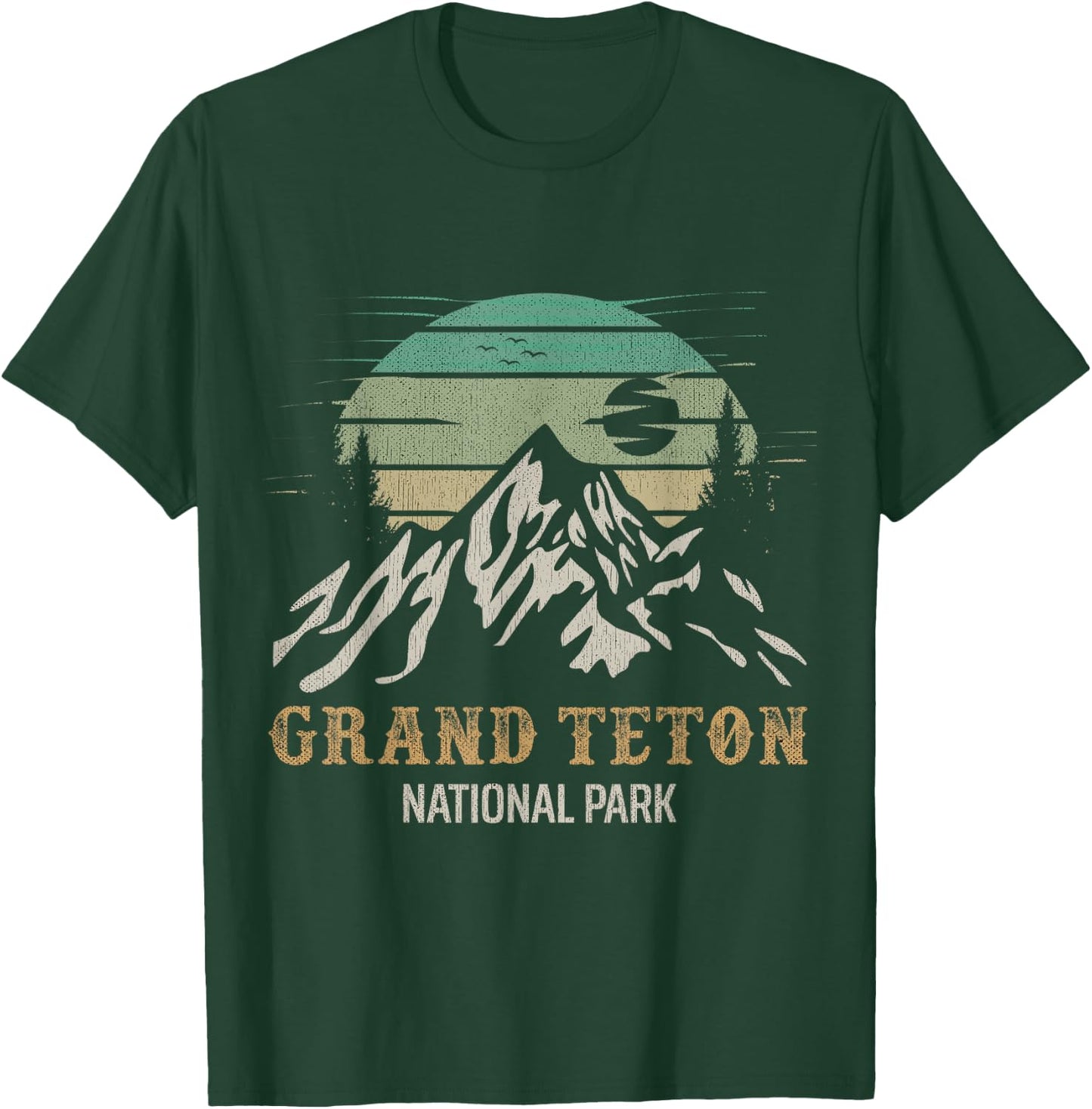 Grand Teton National Park Merchandise Grand Teton Souvenir T-Shirt - T-Shirt | Forest