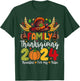 Family Thanksgiving 2024 Thankful For My Tribe Group Autumn T-Shirt - T-Shirt | Forest