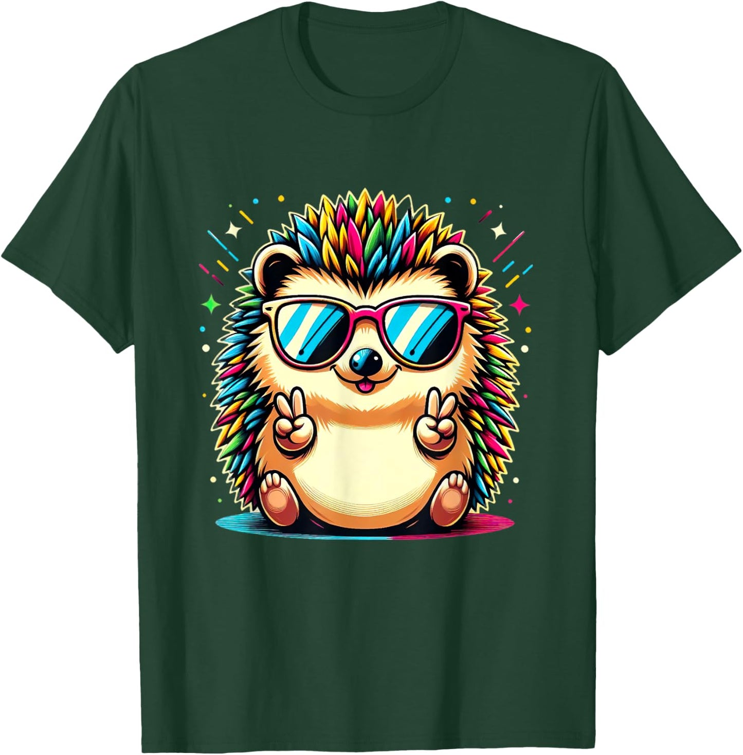 Coole Igel-Outfits T-Shirt - T-Shirt | Forest