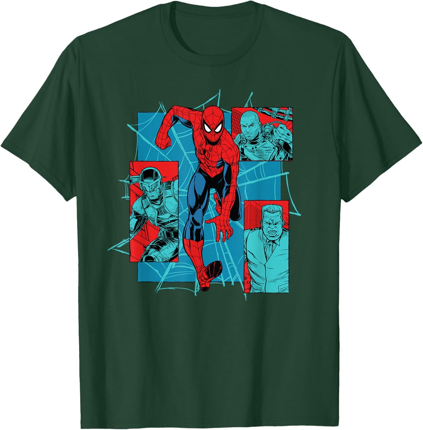 Marvel Studios Spider-Man: BND Movie 2026 Super Villain Trio T-Shirt - T-Shirt | Forest