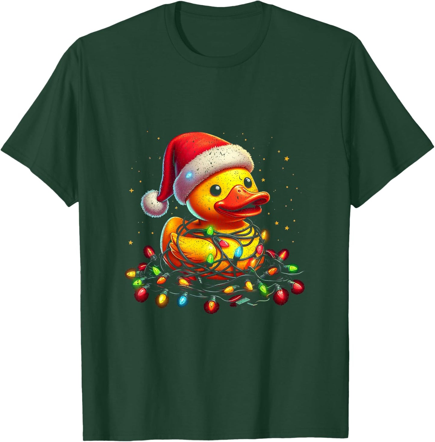 Xmas Rubber Duck Christmas T-Shirt - T-Shirt | Forest