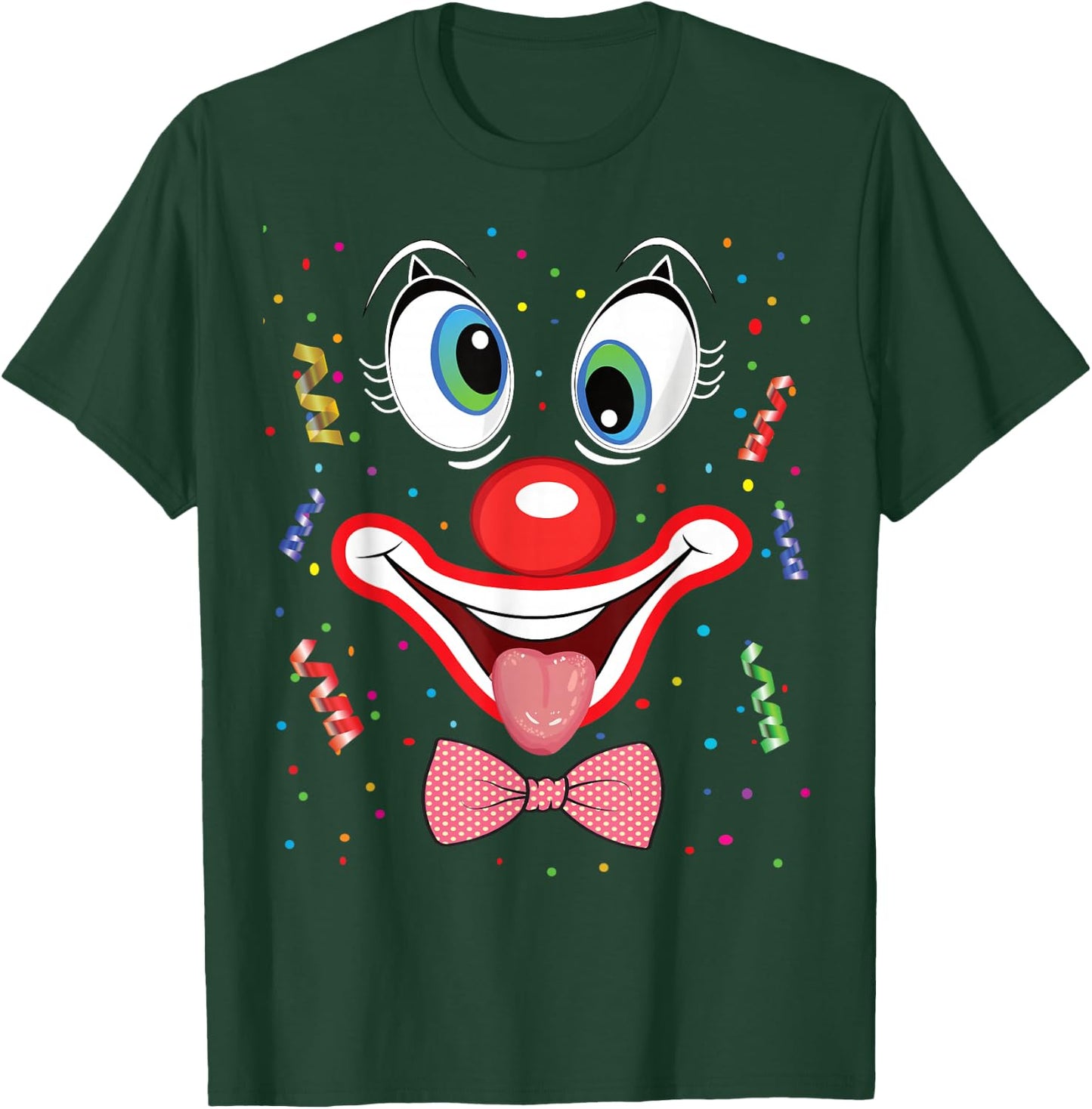Carnival Costume Fancy Dress Costume Funny Clown Confetti , black T-Shirt - T-Shirt | Forest