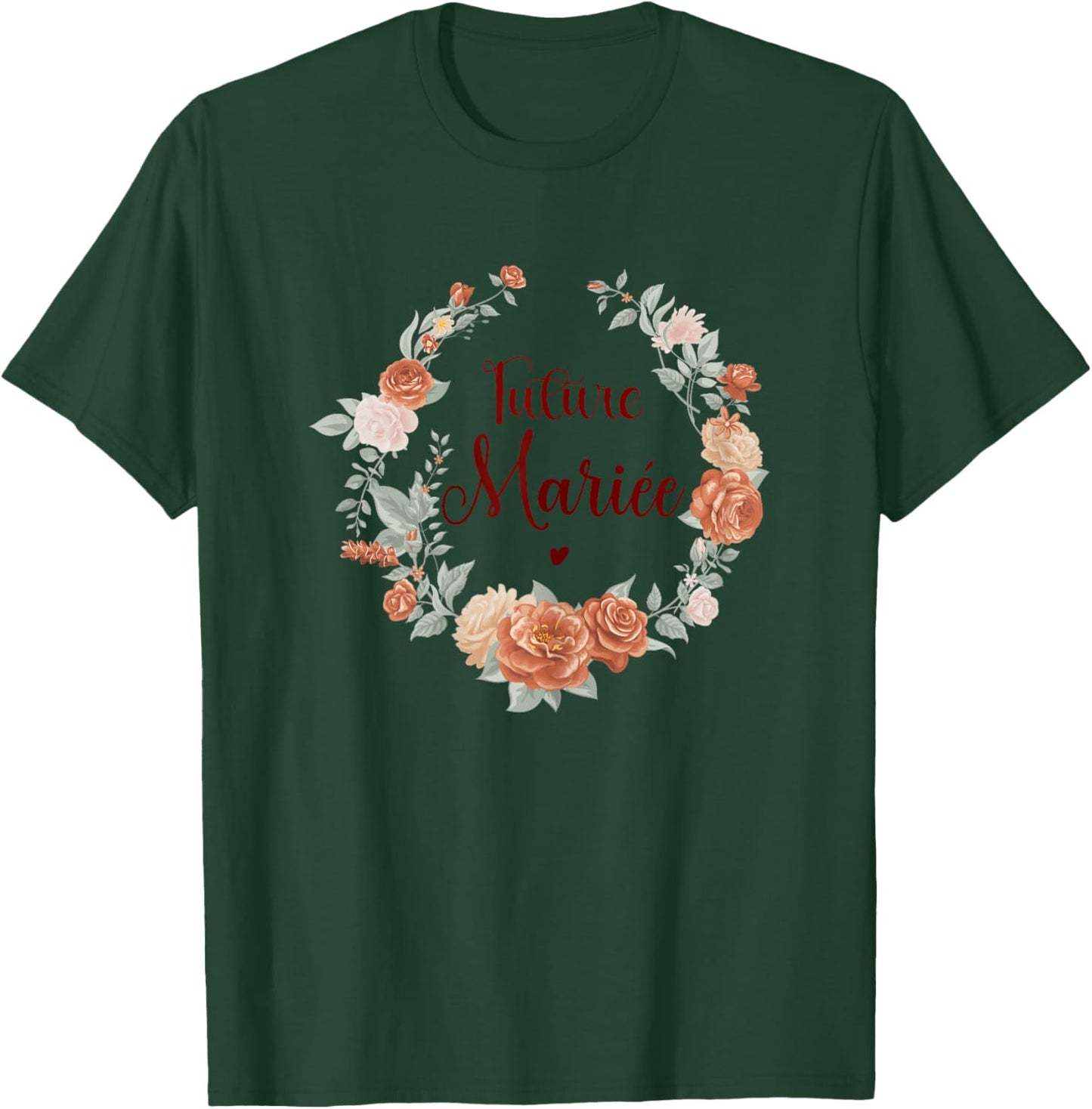 Evjf Future Bride Crown Evjf Terracotta Bride Future , white T-Shirt - T-Shirt | Forest