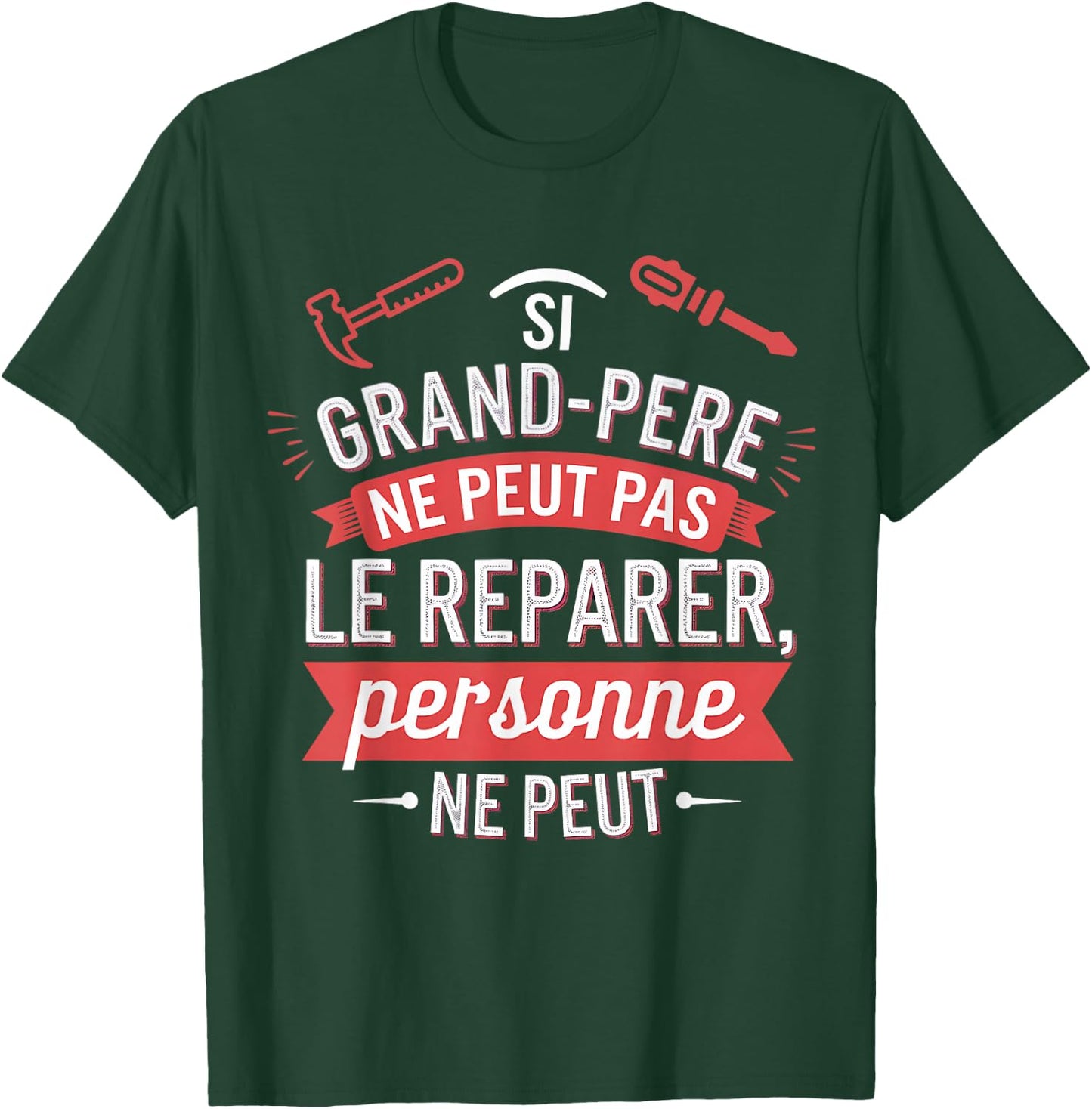 Grandpa - Grandpa - DIY Ace - Gifts to Handymen , Black, S T-Shirt - T-Shirt | Forest
