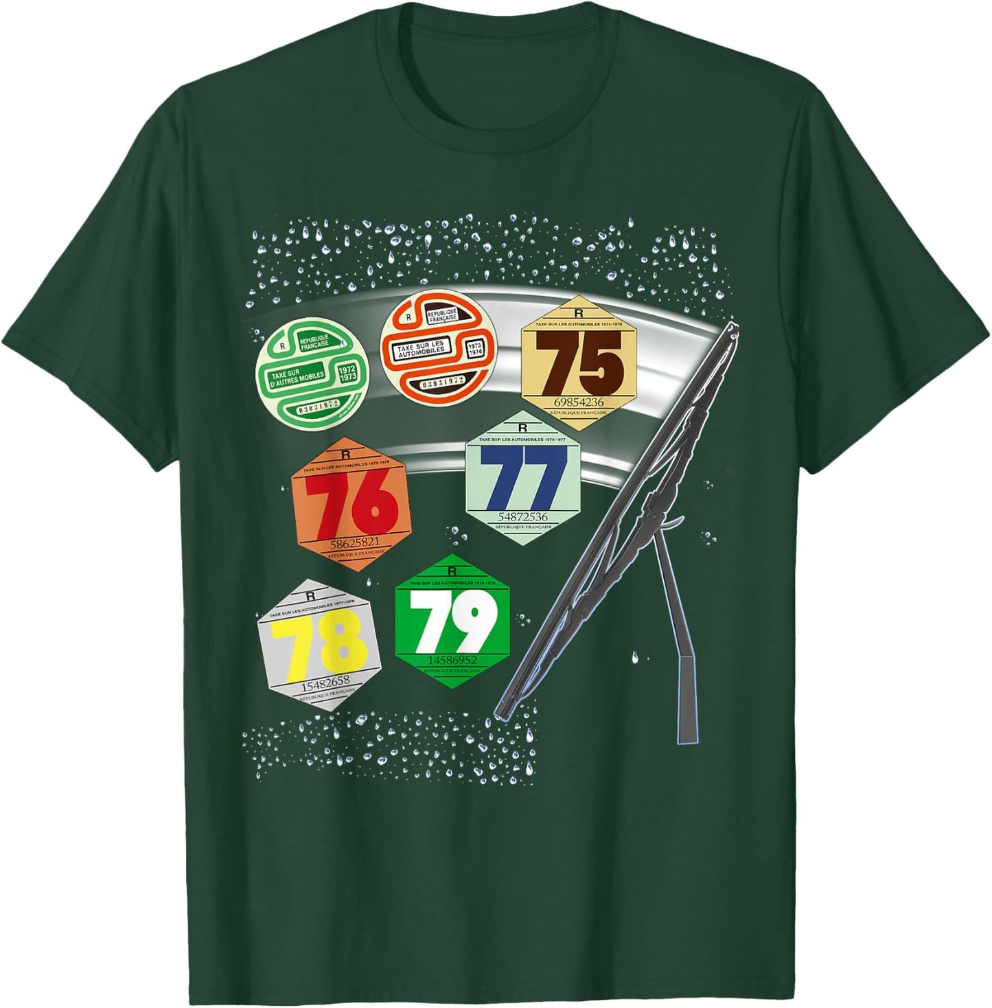70s In The Rain Man And Woman T-Shirt - T-Shirt | Forest