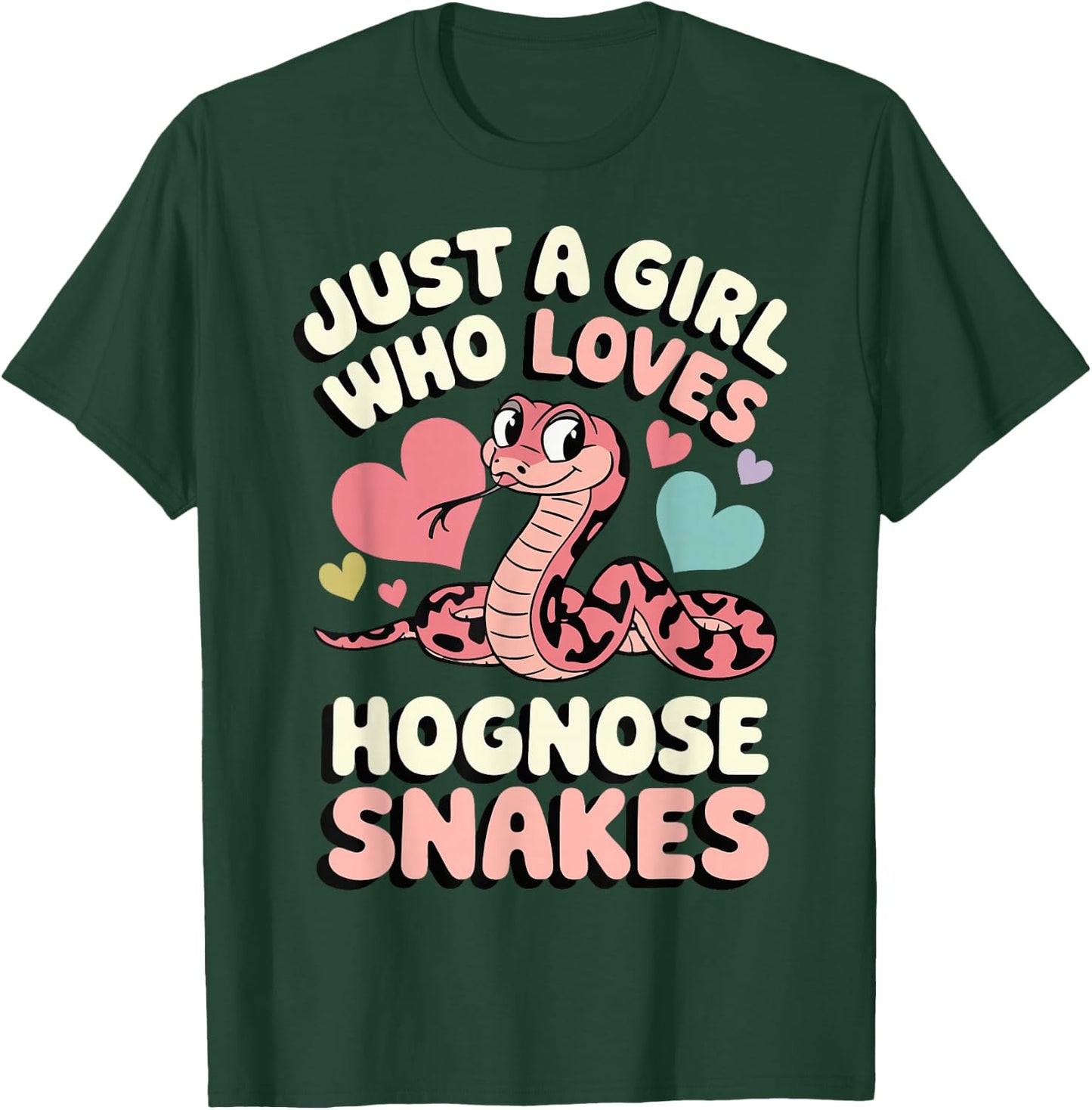 Just A Girl Who Loves Hognose Snakes T-Shirt - T-Shirt | Forest