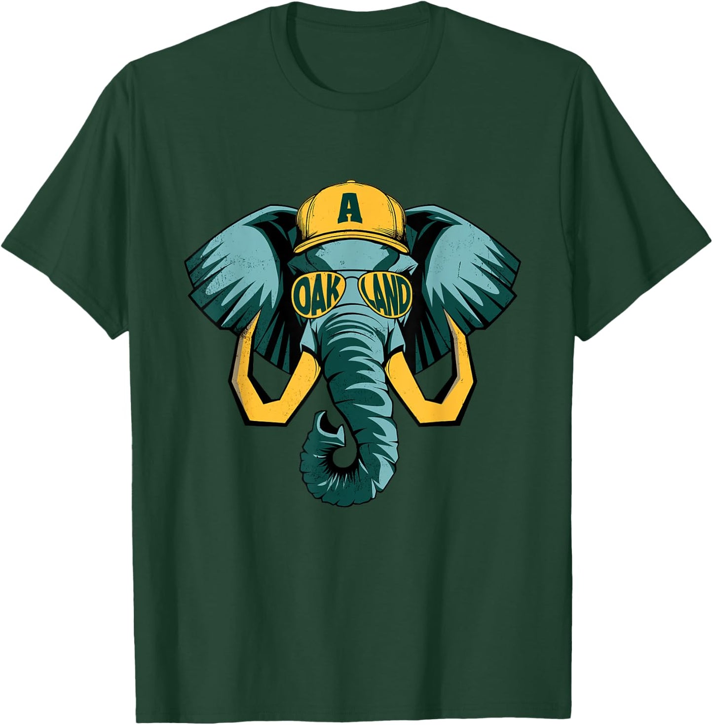 Vintage Art Oakland Last Name Retro Costume Lovely Animal T-Shirt - T-Shirt | Forest