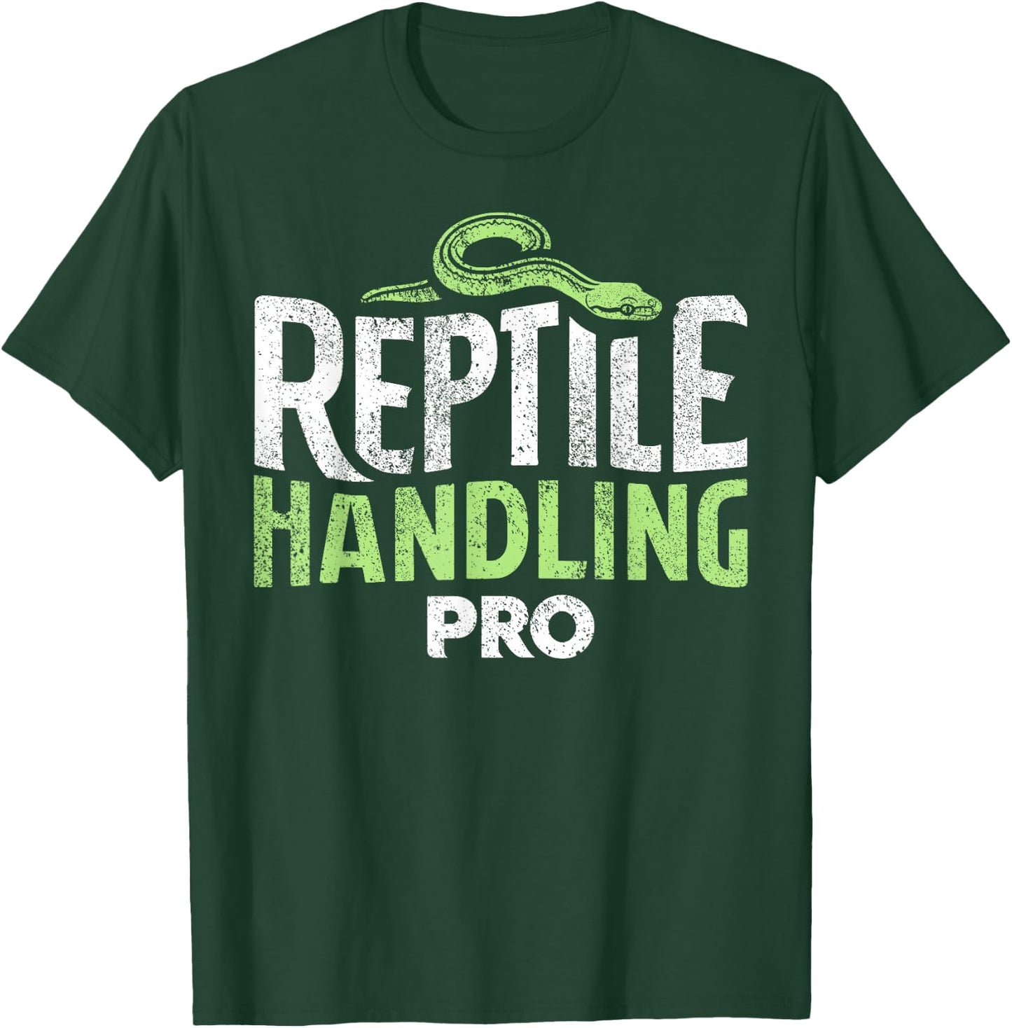 Reptile Handler - Certified Snake Handler - Snake T-Shirt - T-Shirt | Forest
