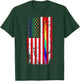 USA Gay Pride Flag Rainbow Stars & Line Gay LGBT 4th of July T-Shirt - T-Shirt | Forest
