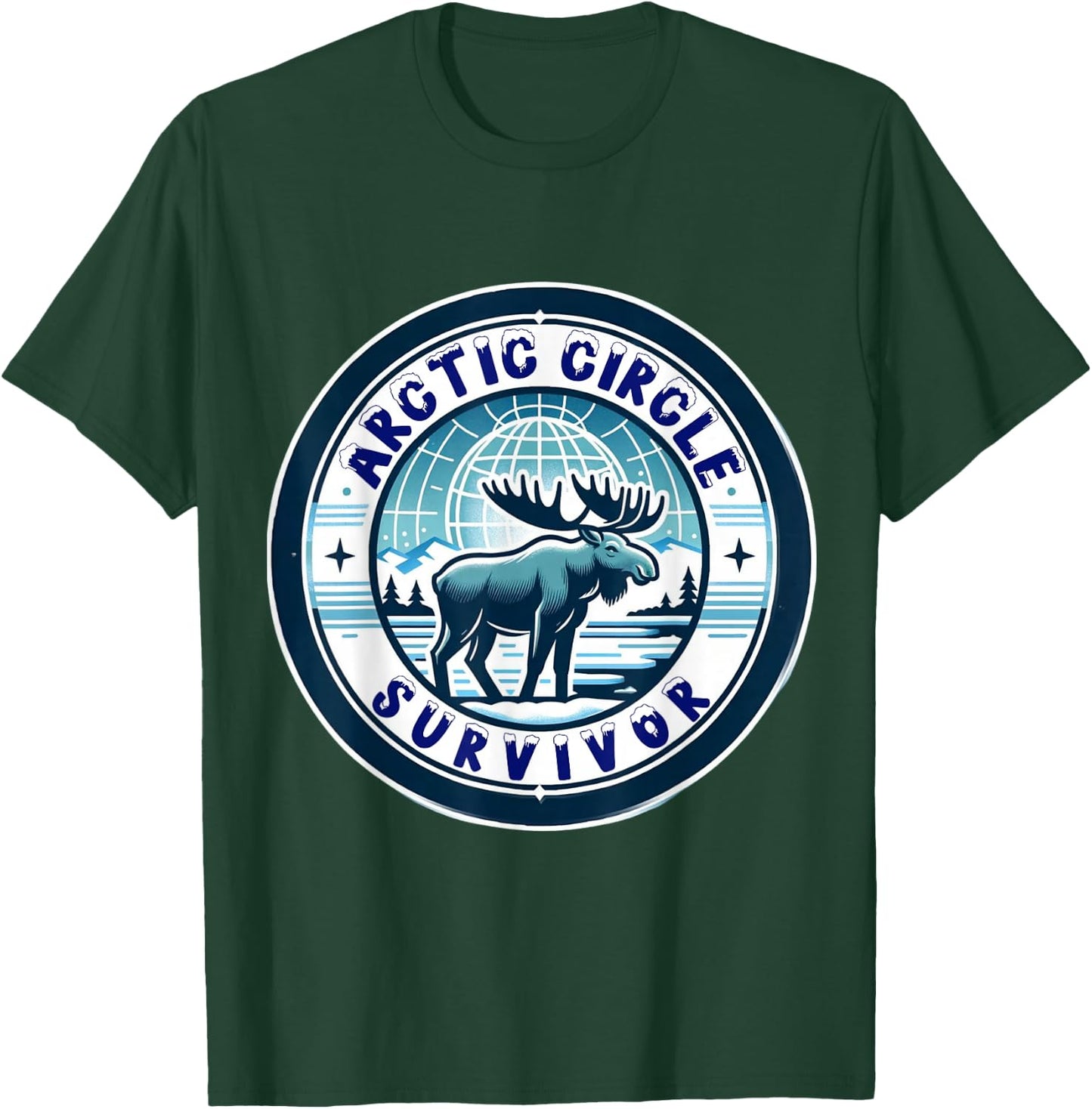Celebrate surviving a trip to the Arctic Circle T-Shirt - T-Shirt | Forest