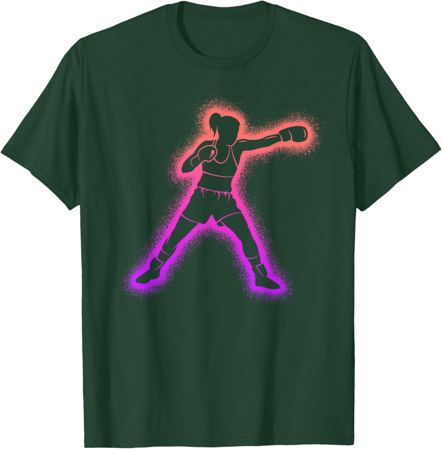 Boxing Athletes Women Kids Boxer Girls T-Shirt - T-Shirt | Forest