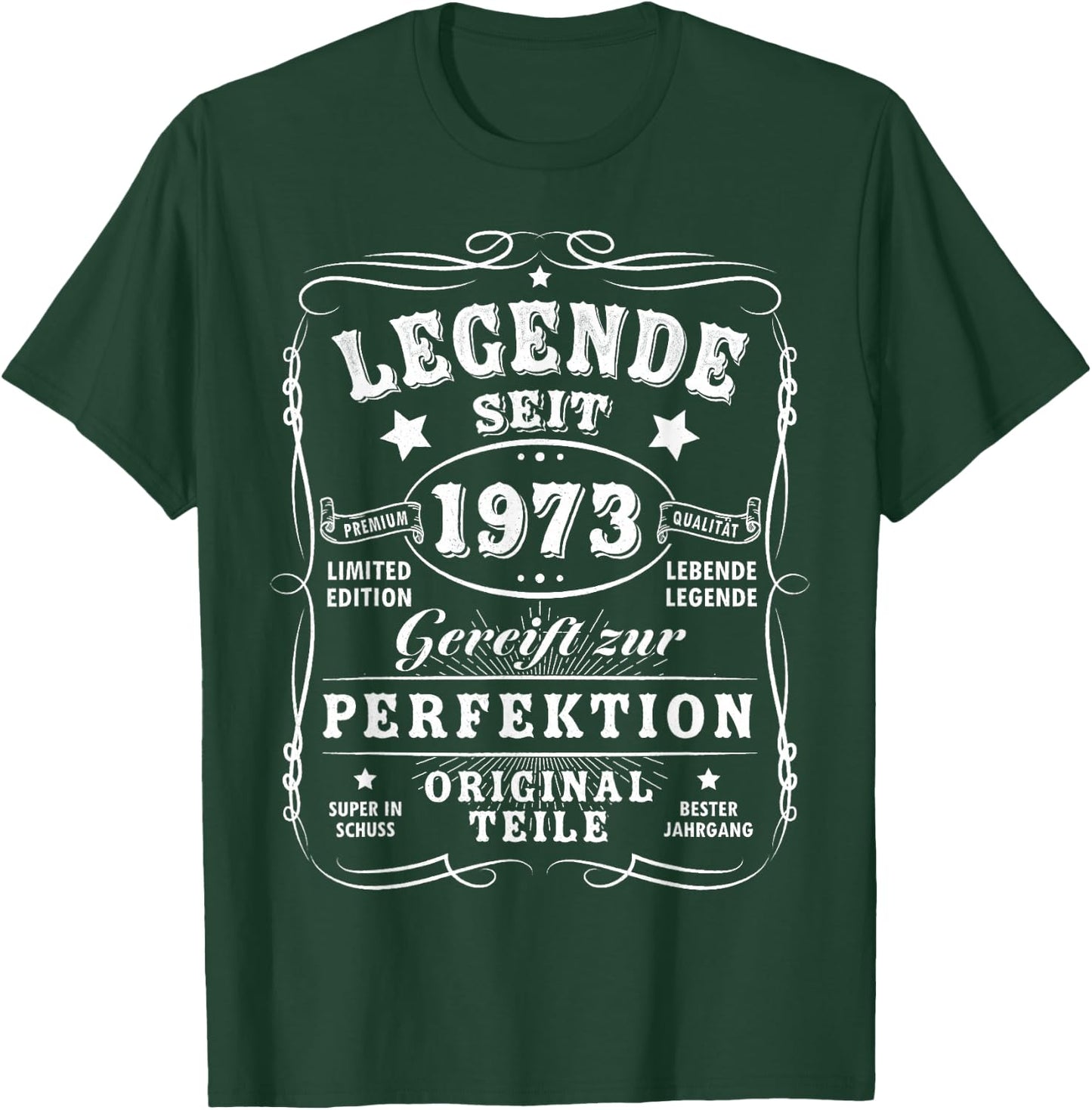 1973 Geburtstag Mann 50 Jahre Deko Lustig 50er 50 Geburtstag T-Shirt - T-Shirt | Forest
