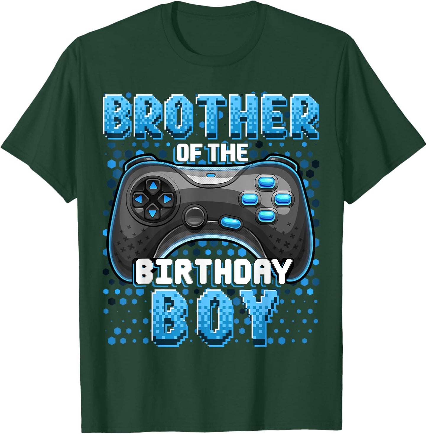 Brother of the Birthday Boy Matching Video Game Birthday T-Shirt - T-Shirt | Forest