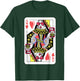 Queen Of Hearts Funny Playing Card Shirt. Poker Costume Gift T-Shirt - T-Shirt | Forest