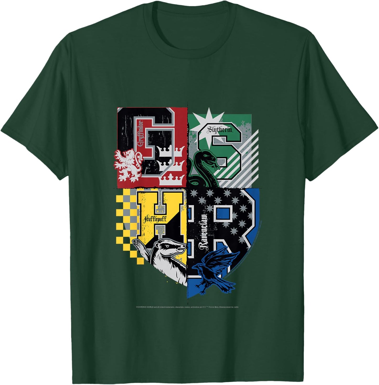 Kids Harry Potter Varsity Hogwarts Camiseta T-Shirt - T-Shirt | Forest