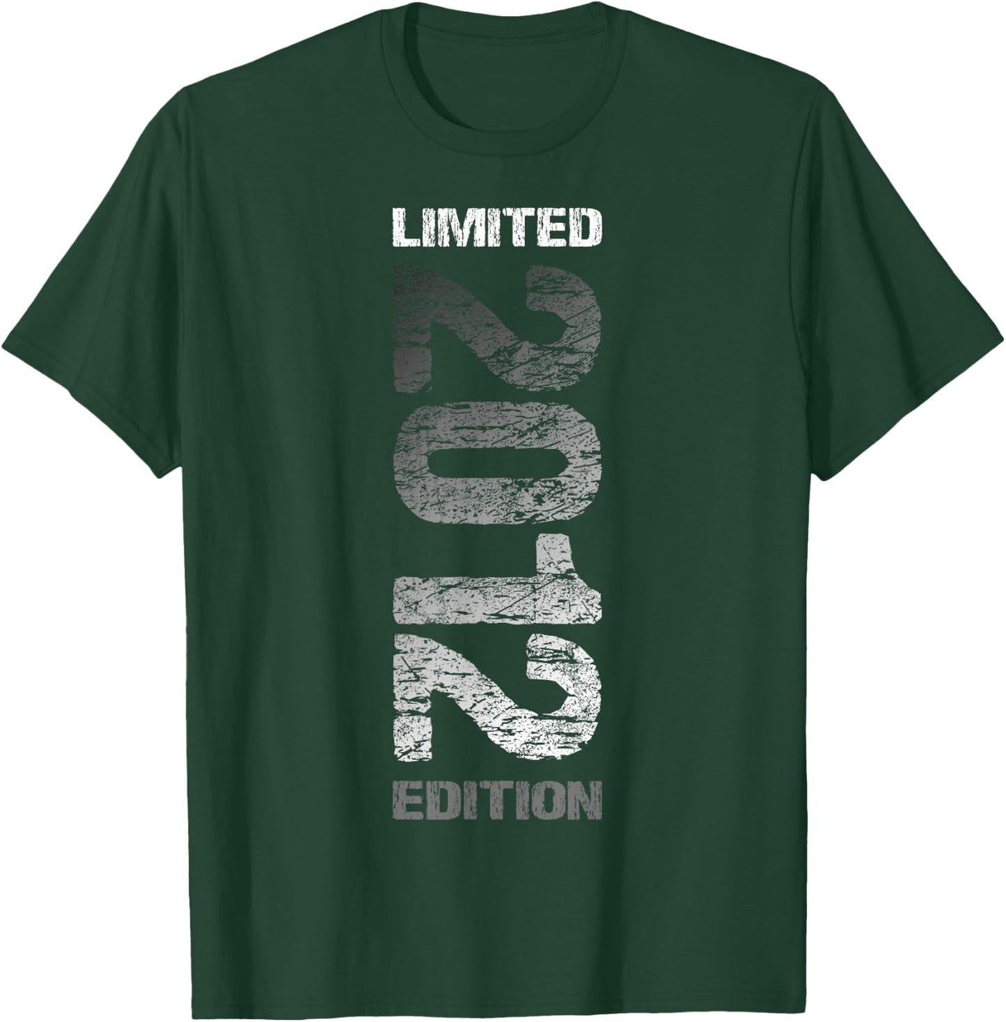 12th Birthday 2012 Limited Edition Boy Girl , black T-Shirt - T-Shirt | Forest