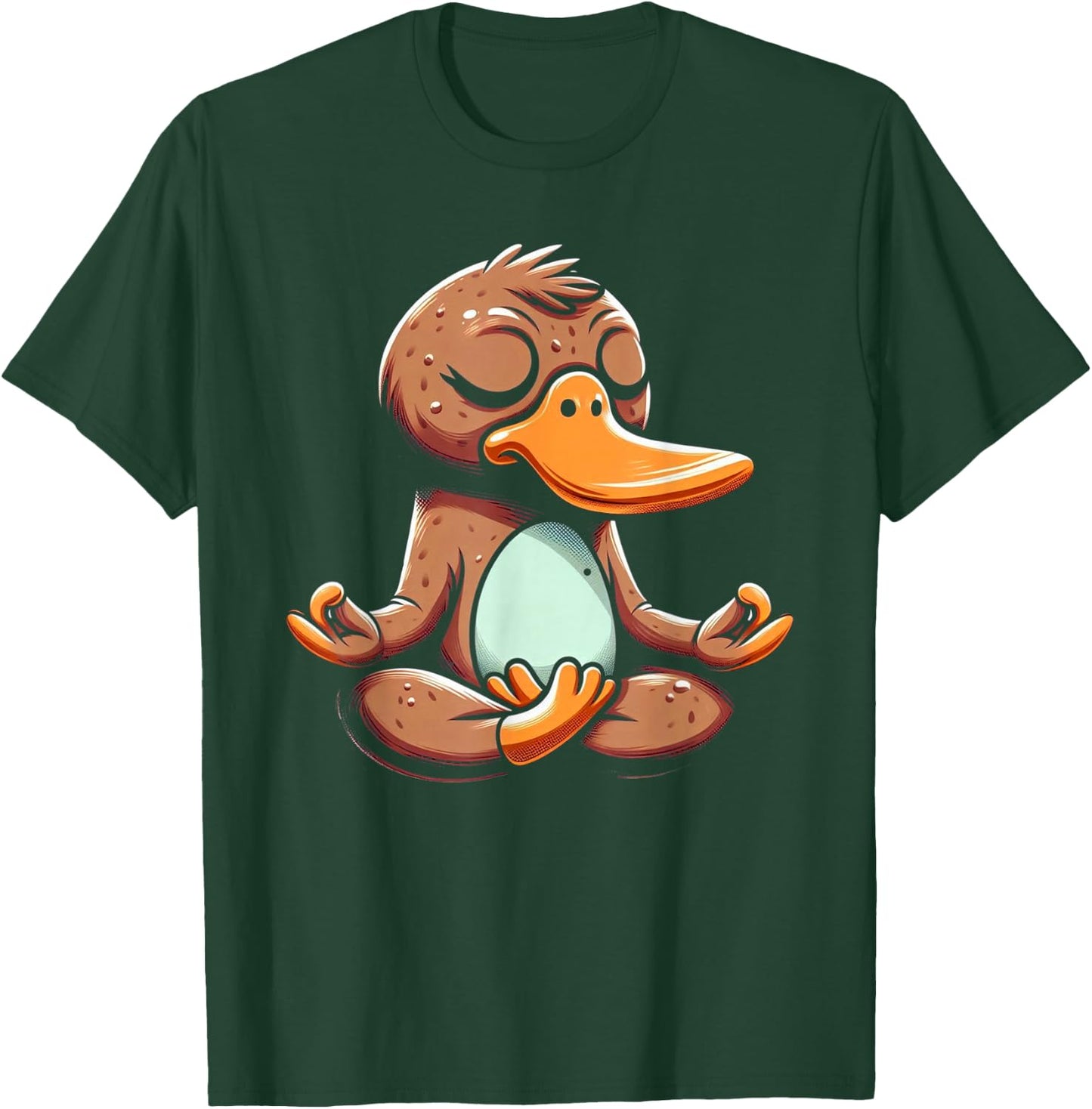 Platypus Yoga Meditation T-Shirt - T-Shirt | Forest