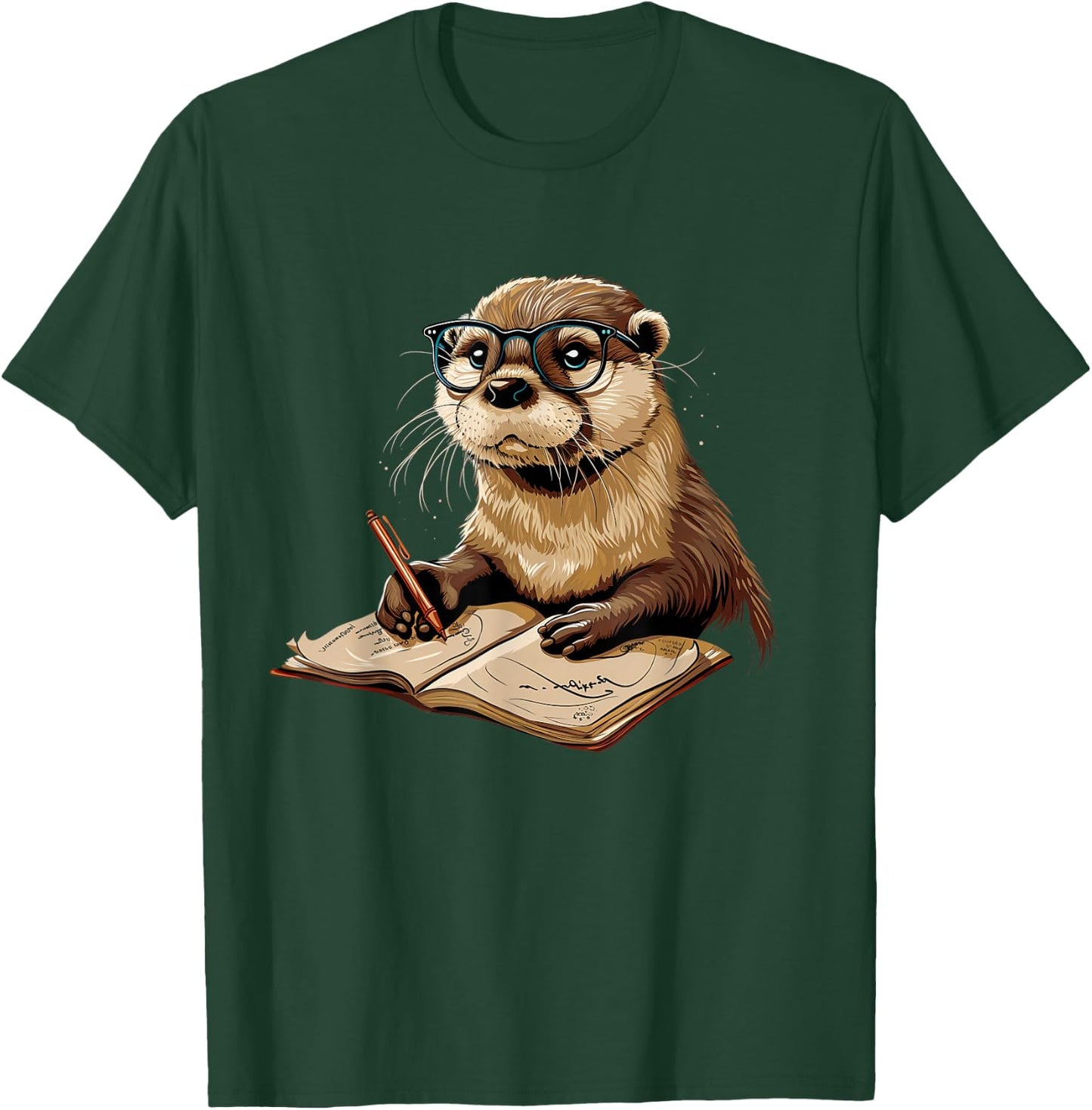 Otter Lover Funny Cute Sea Otter School Kids T-Shirt - T-Shirt | Forest