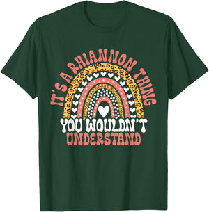 Funny Rhiannon Name Funny Rhiannon Birthday Quote Rhiannon T-Shirt - T-Shirt | Forest