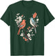 Birds On A tree Branch Birding Bird Watching Bird T-Shirt - T-Shirt | Forest