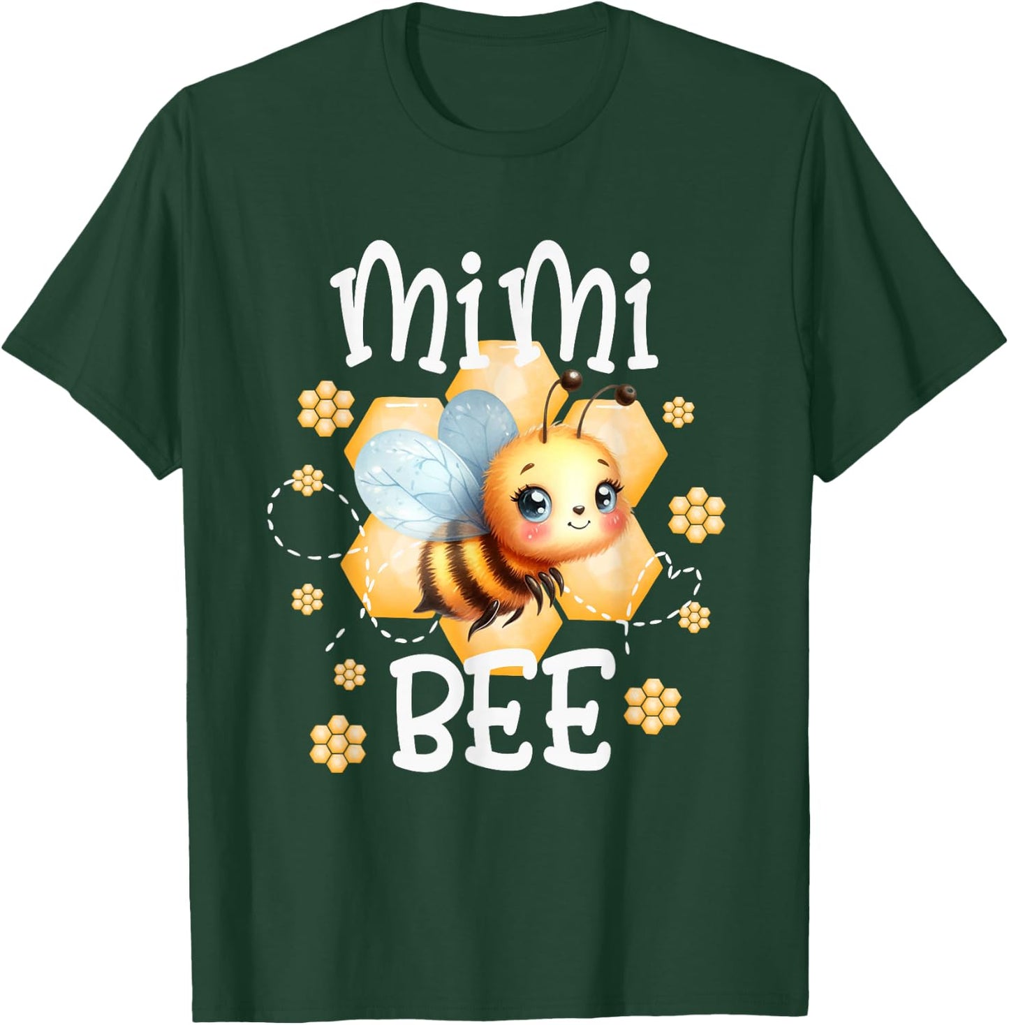 Bee Day Family Matching Birthday Party Shirt Bumblebee Mimi T-Shirt - T-Shirt | Forest