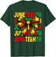 Juneteenth Coquette Bow African Girl Black History Month T-Shirt - T-Shirt | Forest