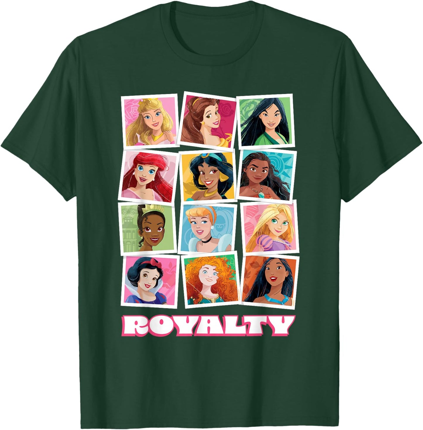 Disney Princess Photos Royalty Portrait Picture Collection , Black, S T-Shirt - T-Shirt | Forest