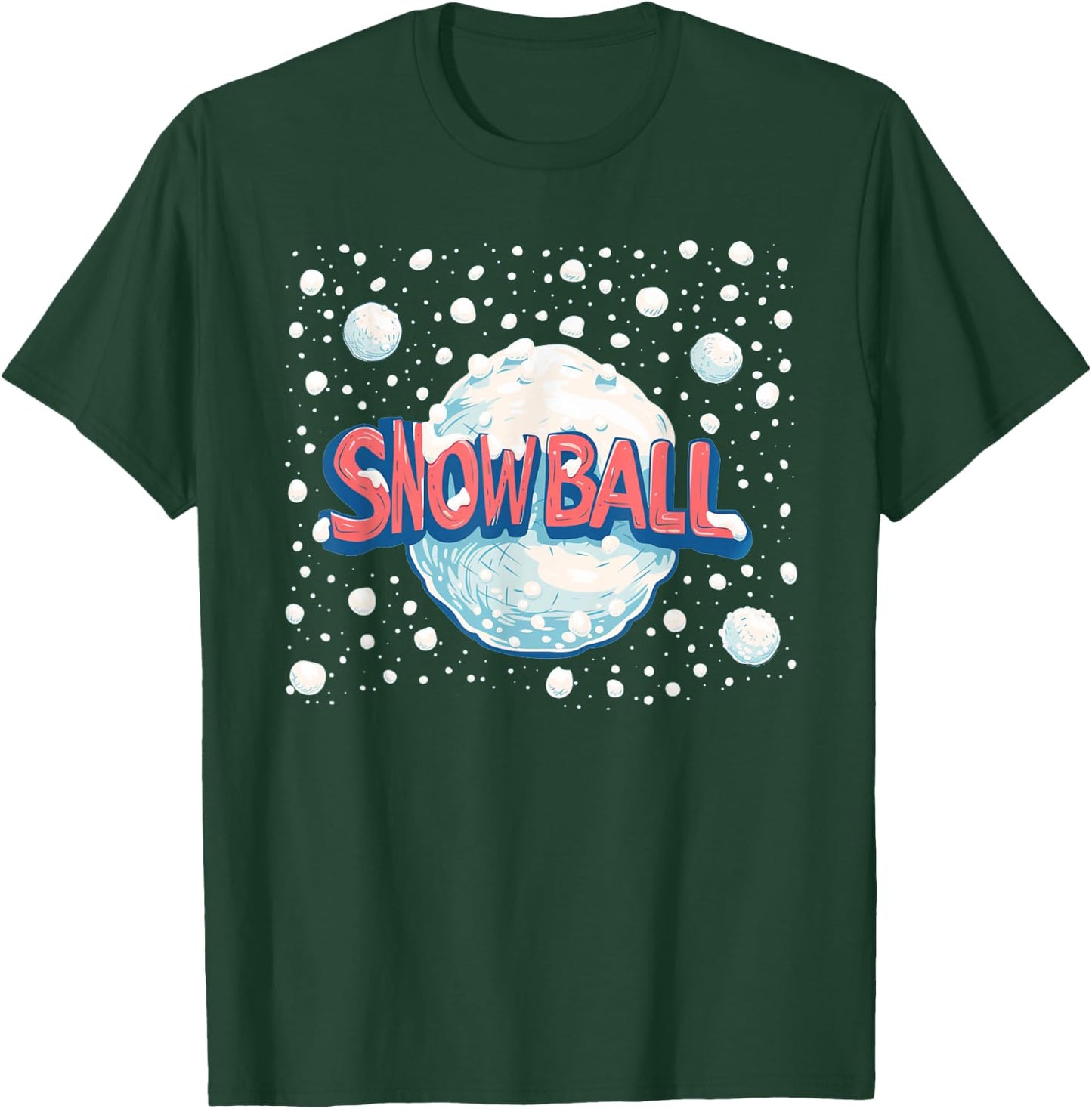 Winter Adventures with this cool Snowball Speech Costume T-Shirt - T-Shirt | Forest