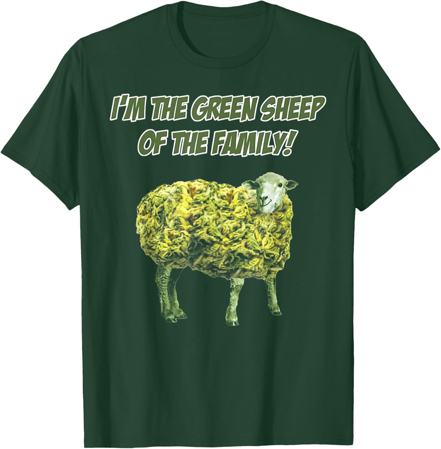 I'm The Green Sheep Of The Family T-Shirt - T-Shirt | Forest
