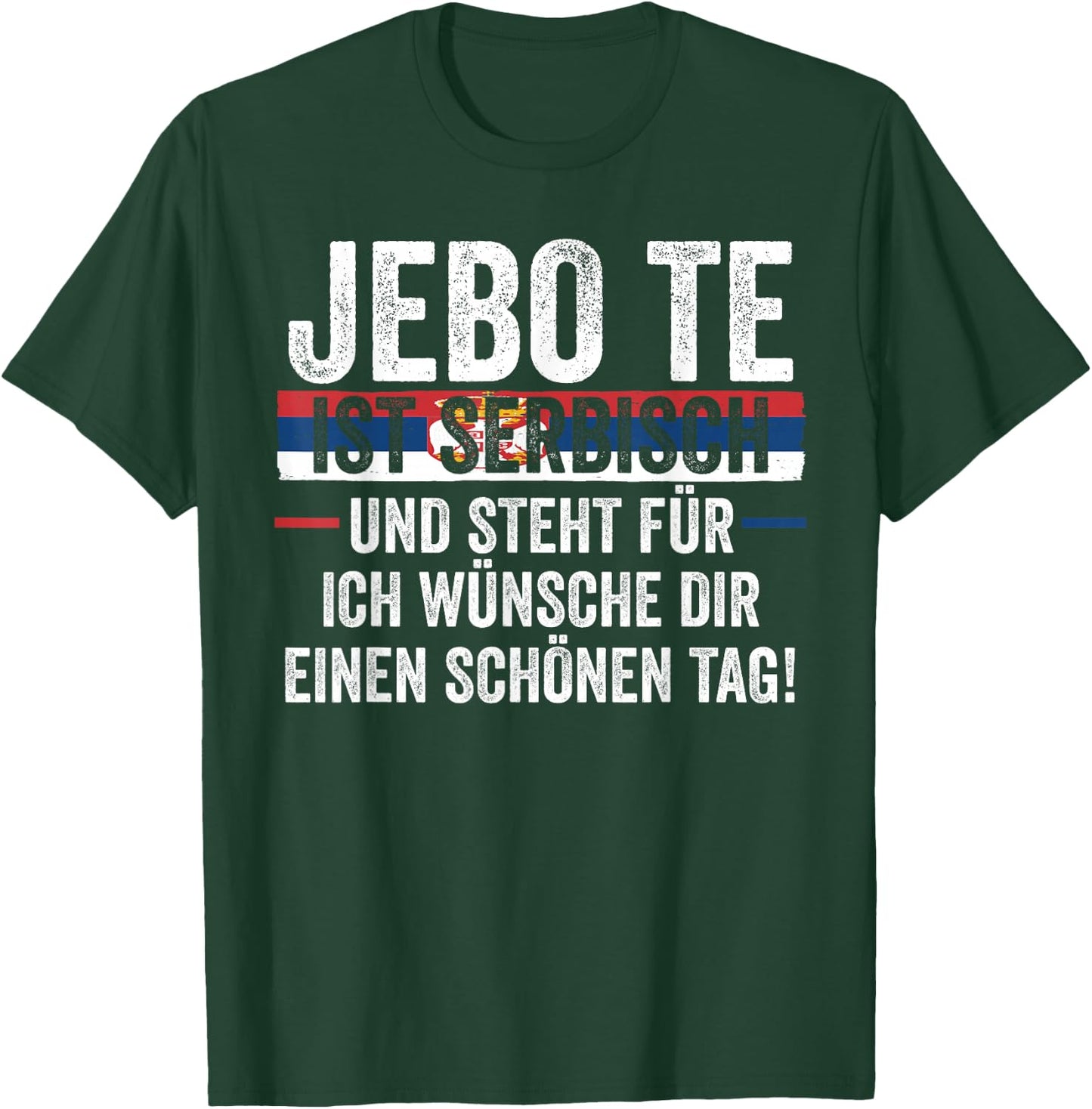 Serbs Serbian Serbia , black T-Shirt - T-Shirt | Forest