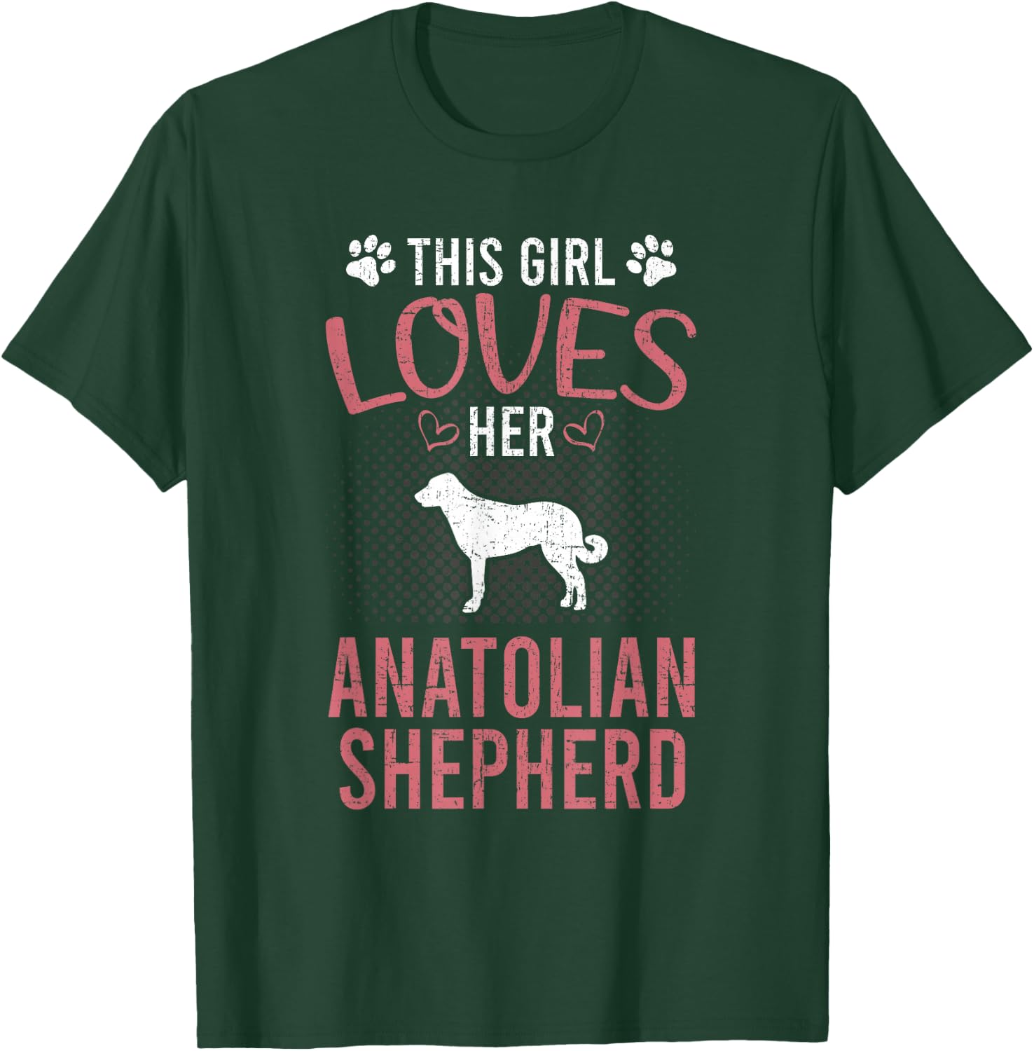 This Girl Loves Her Anatolian Shepherd Dog Lover T-Shirt - T-Shirt | Forest