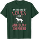 This Girl Loves Her Anatolian Shepherd Dog Lover T-Shirt - T-Shirt | Forest