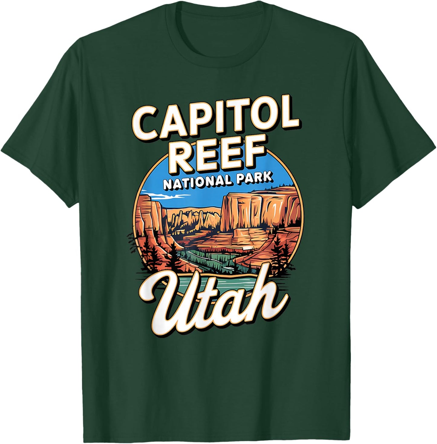 Capitol Reef National Park Utah Souvenir T-Shirt - T-Shirt | Forest