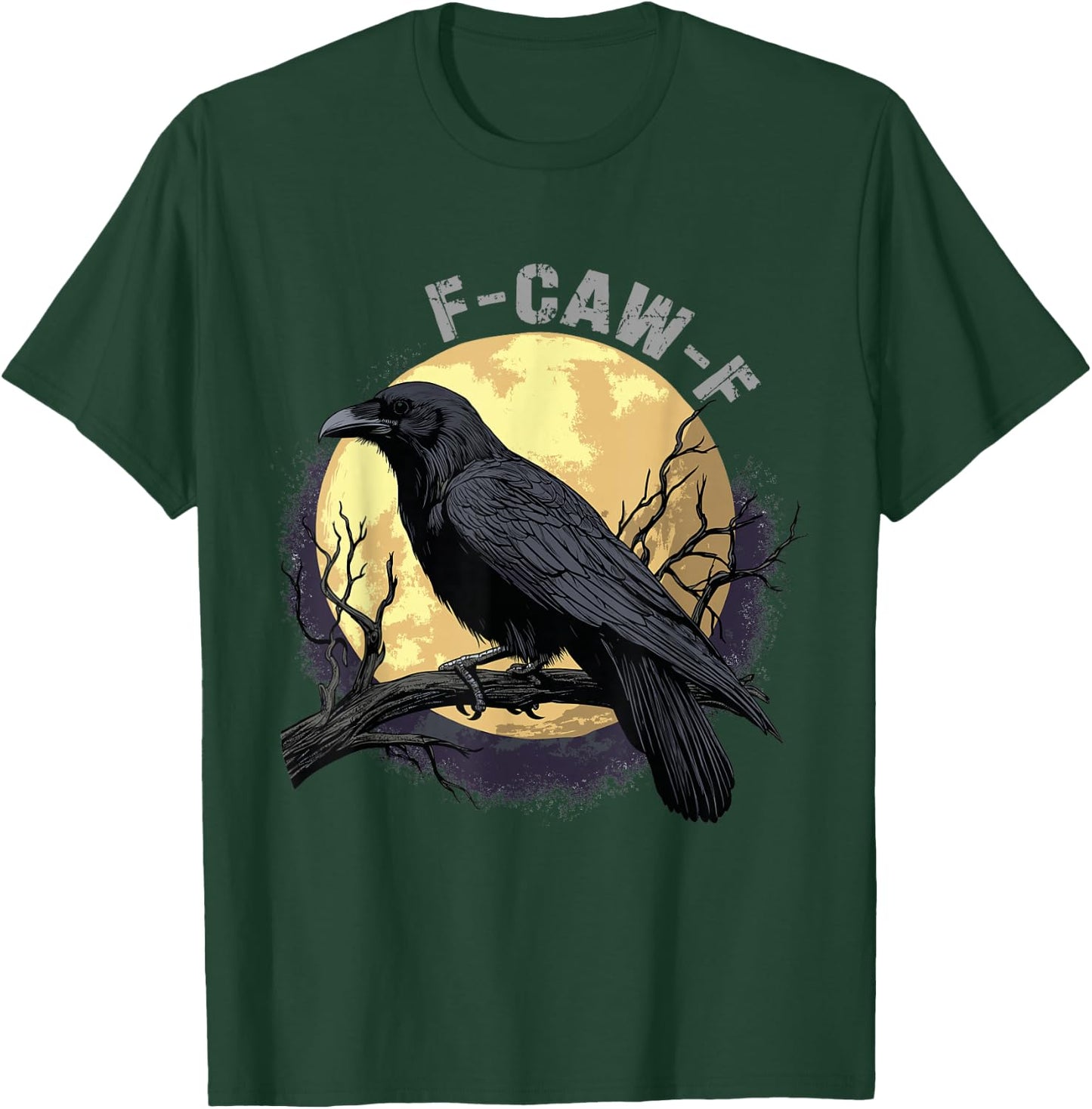 Crow Raven Funny Gothic Bird Meme Men Women T-Shirt - T-Shirt | Forest