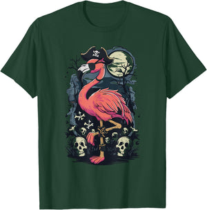 Flamingo Pirate T-Shirt - T-Shirt | Forest