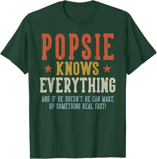 POPSIE Knows Everything Father's Day Retro Vintage