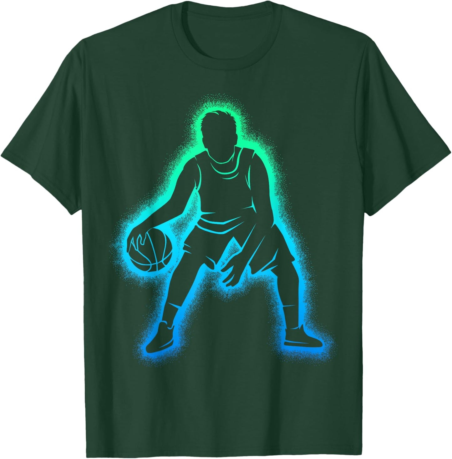 Basketball Basketballer Kinder Jungen Herren T-Shirt - T-Shirt | Forest
