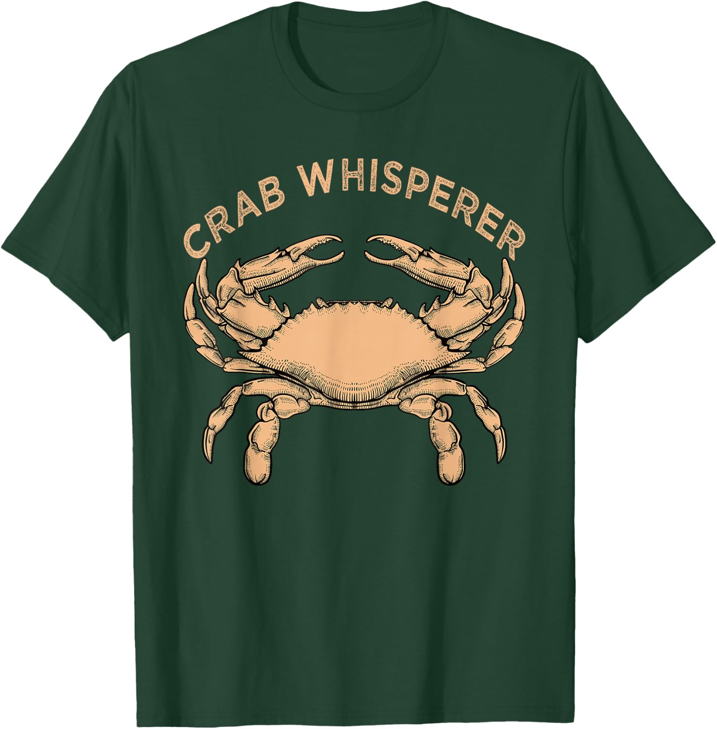 Crab Whisperer Vintage Crabbing Hunting Fishing Crab T-Shirt - T-Shirt | Forest