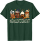 Schools Cafeteria Staff Horror Fall Coffee Halloween Pumpkin T-Shirt - T-Shirt | Forest